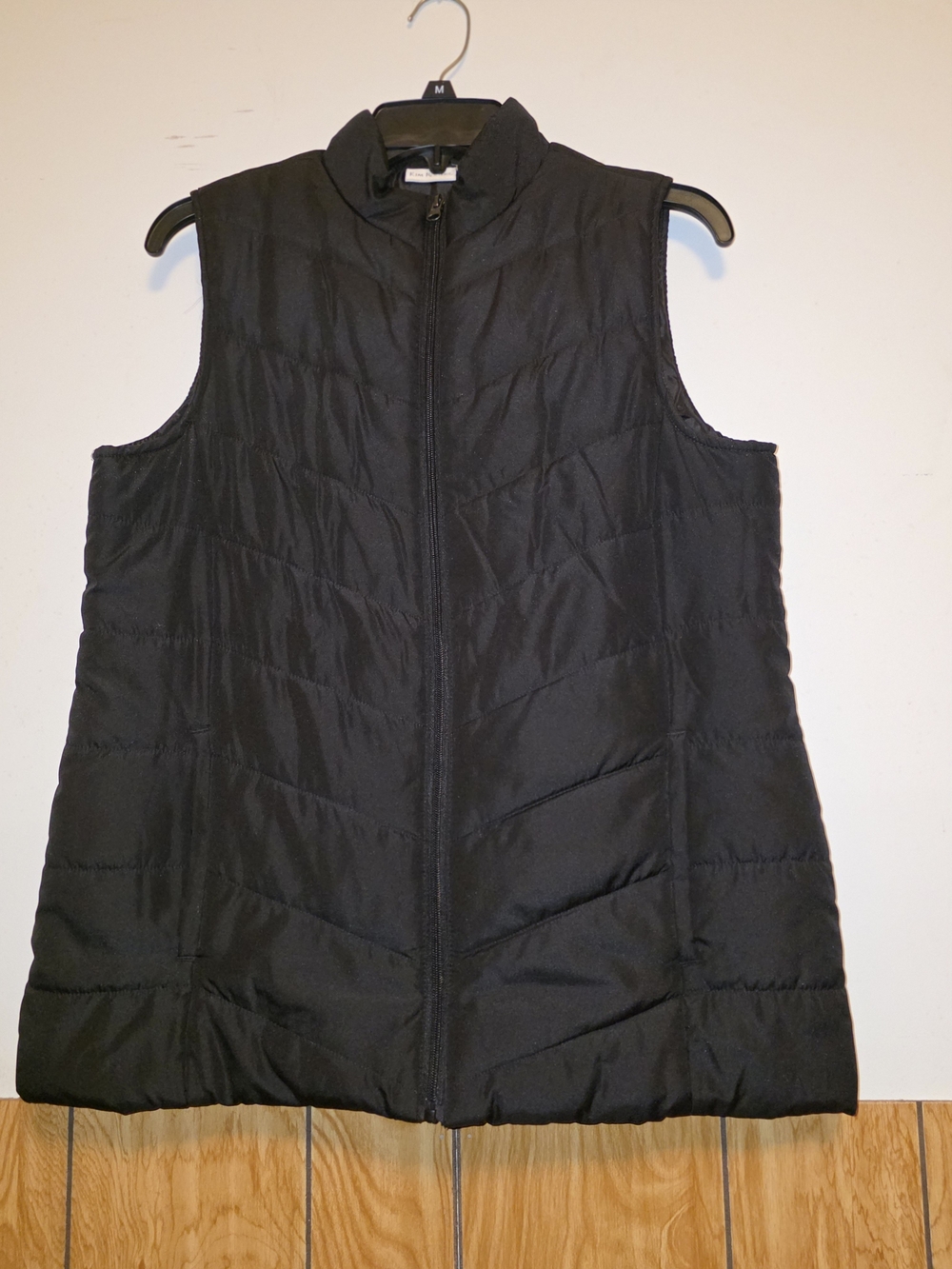 Kim Rogers Black Quilted Sleeveless Puffer Vest
